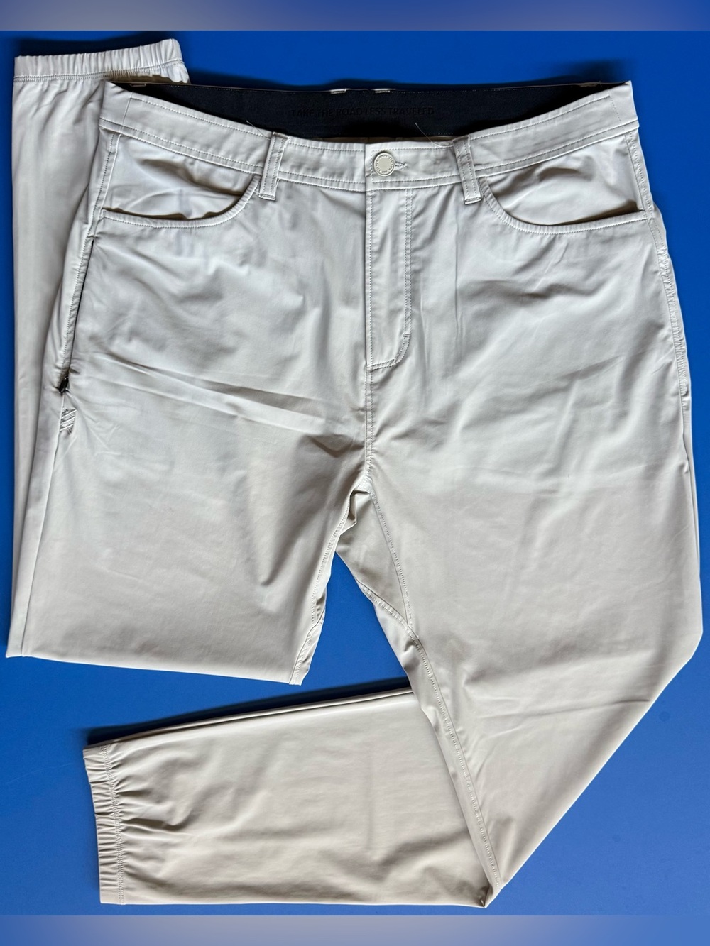 Rhone 34 Performance Jogger Pants Light Gray Stretch Style 100842